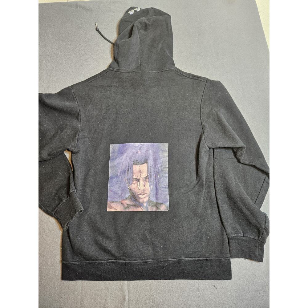 Xxxtentacion Hoodie Mens Small Black Pullover Sweatshirt Fruit Of The Loom - Picture 7 of 8